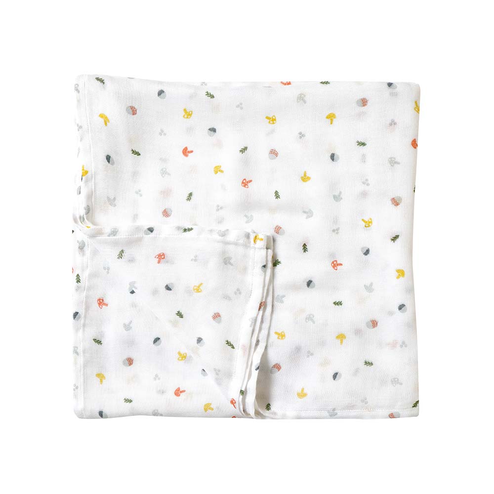 SWADDLE bamboo(スワドルバンブー)　2枚セット　りす・きのこ