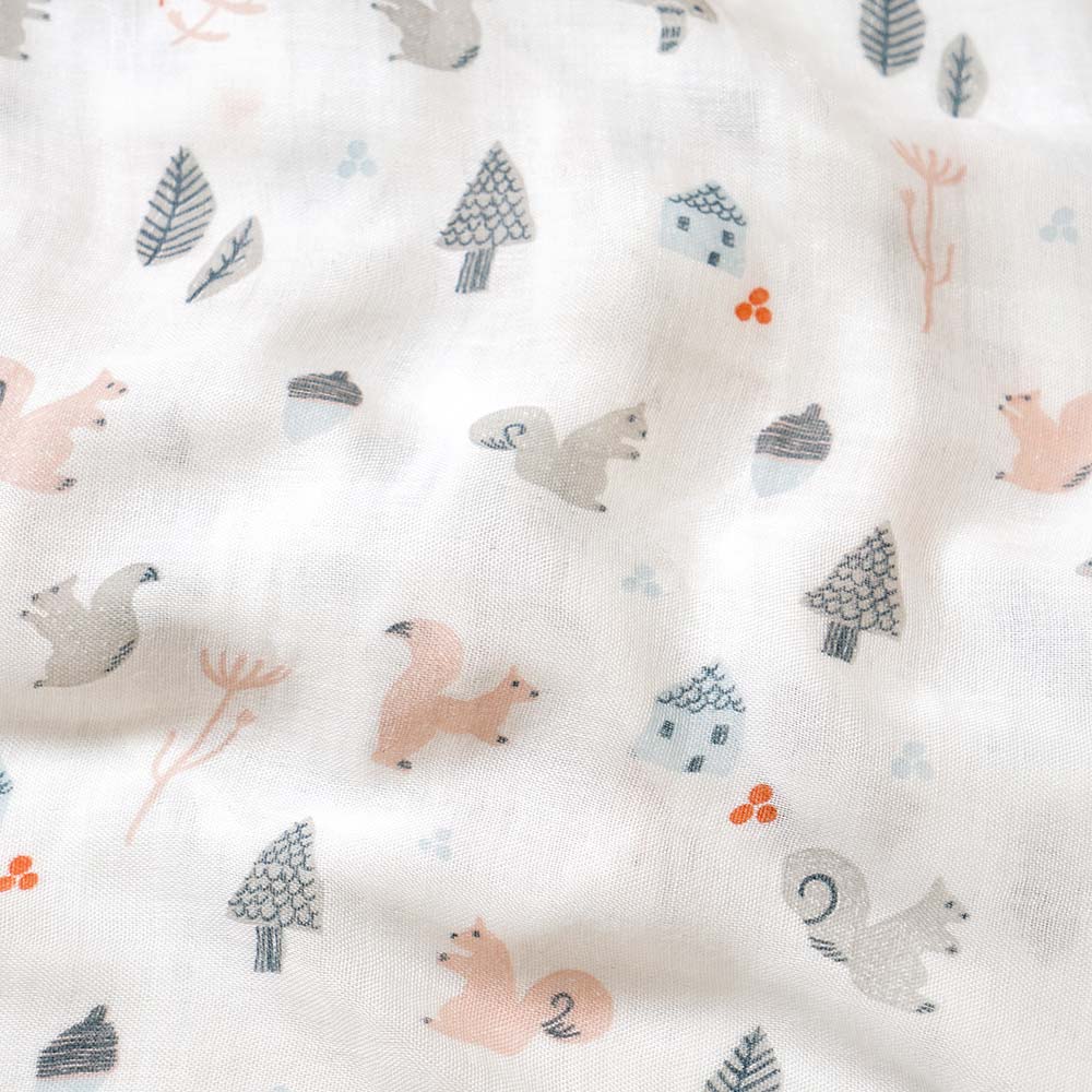 SWADDLE bamboo(スワドルバンブー)　リス　おくるみ