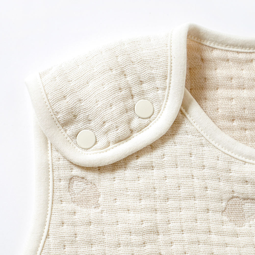guri　スリーパー　キッズサイズ　ふくふくガーゼ(6重ガーゼ)　 / 名入れ刺繍可